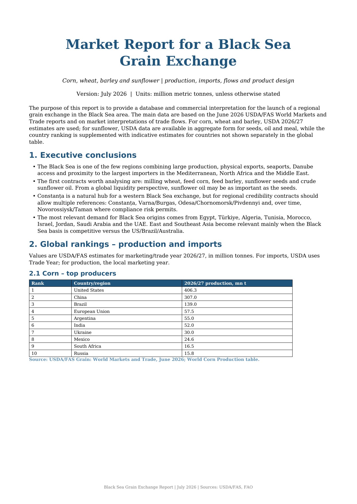 Market report page 1
